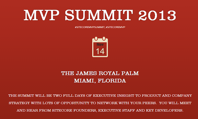 Sitecore MVP Summit Miami